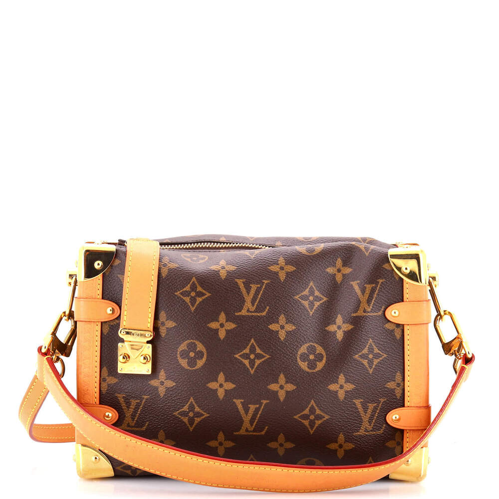 Louis Vuitton MM Side Trunk Handbag Monogram Canvas